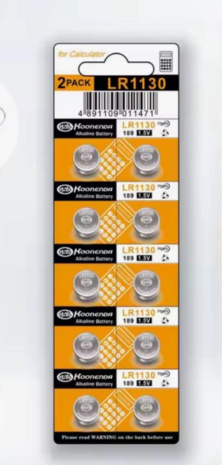 10 pilas boton AG10  LR1130 solo 1€