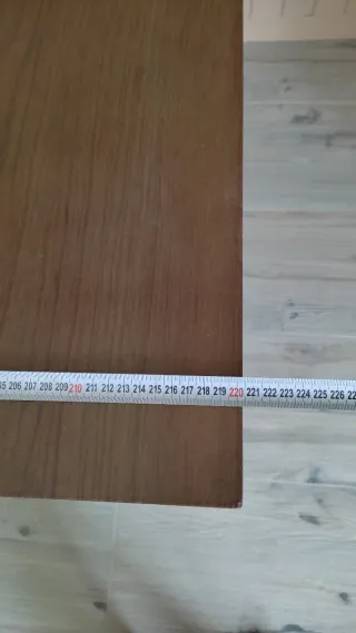 Mesa y 6 Sillas Comedor Madera y Tela