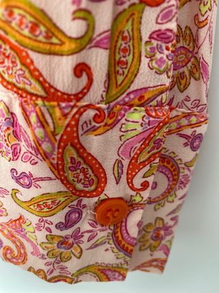 Blusa Zara Estampada Multicolor