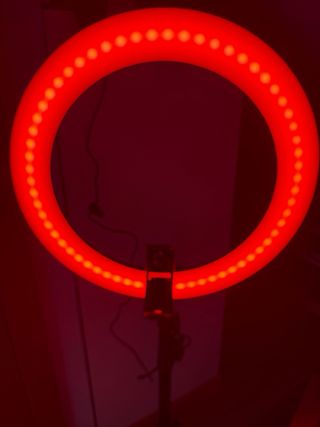 Aro de luz LED con trípode