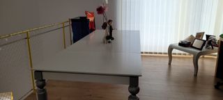 Mesa comedor madera blanca