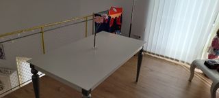 Mesa comedor madera blanca