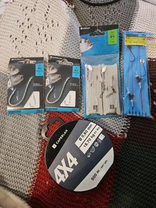 PACCO PESCA CAPERLAN + FILO 500M