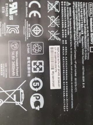 Batería HP EL04XL 14.8V 3400mAh