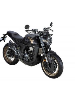 Moto Zontes GK 350 Negra y Dorada