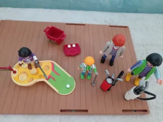 Playmobil Minigolf y Golf con 2 bolsas palos FF
