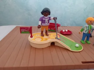 Playmobil Minigolf y Golf con 2 bolsas palos FF