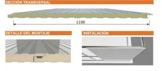 Panel Sándwich Gris