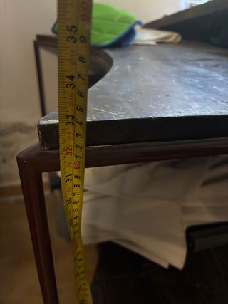 Muebles madera y hierro. ME QUEDA SOLO 1