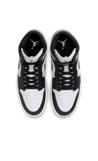 Jordan altas AJ1 Mid - cuero - multicolor