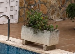 Macetero de piedra grande