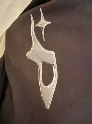 Camiseta manga larga negra con logo