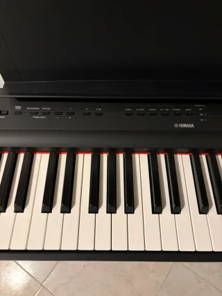 Pianoforte digitale Yamaha tasti pesati
