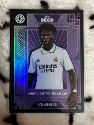Tchouameni 25 Topps Deco Real Madrid CF