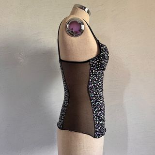 EMPORIO ARMANI Top Canotta Canottiera Bustier