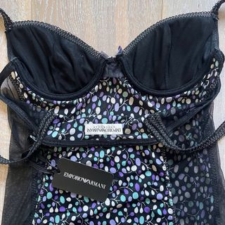 EMPORIO ARMANI Top Canotta Canottiera Bustier