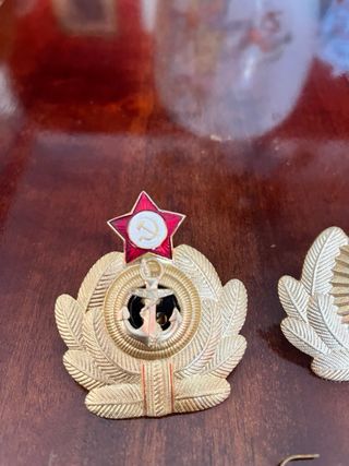 Insegne per berretto militare russo (3 pezzi)