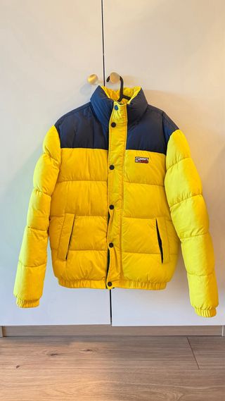 Plumas Tommy Jeans Amarillo y Azul