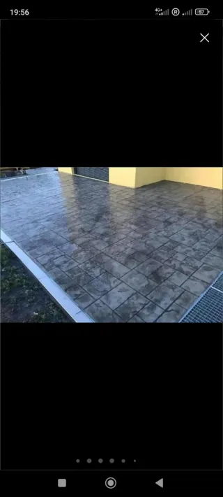 Hormigón impreso para exteriores