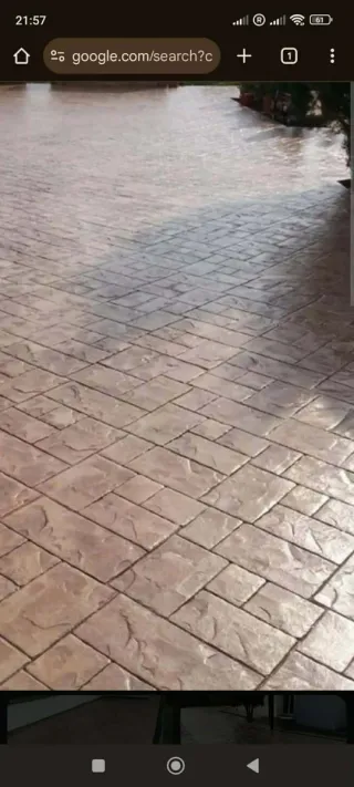 Hormigón impreso para exteriores