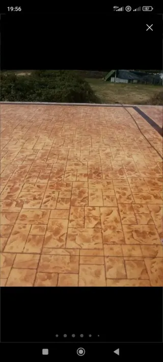 Hormigón impreso para exteriores