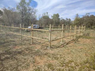 Montaje de vallas metálicas