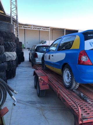 Conjunto/Convoy coche + plataforma