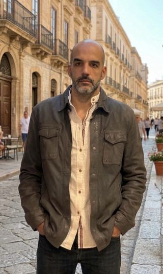 Sobrecamisa DNR Piel Marrón Talla XL