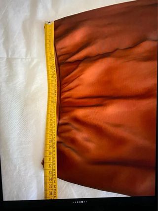 Gonna tulle vintage GIULIA GALANTI marrone/arancio