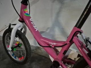 Bicicleta infantil 14 pulgadas rosa