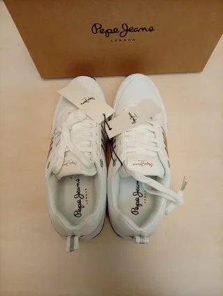 Zapatillas Pepe Jeans Nuevas Talla 40 blancas