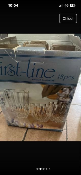 Set 18 Bicchieri First-Line Eleganti