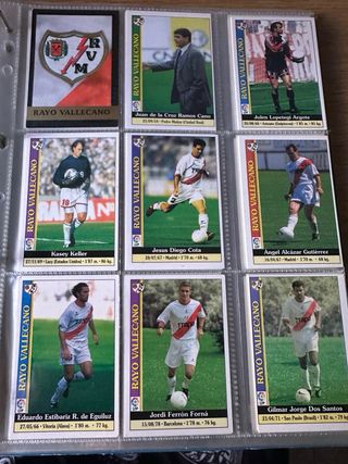 Colección cromos equipos año 2000
