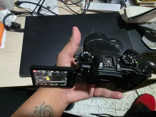 Lumix G7 + Lente Panasonic 14-42 + 50mn canon FD