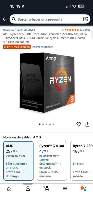 Ryzen 9 5900x, ASUS B550-F ROG, 32GB RAM