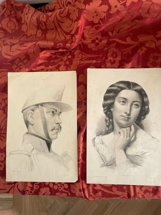 4 Litografie Inizi del XX Secolo