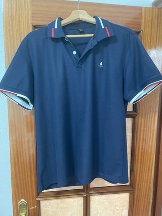 Polo azul talla L