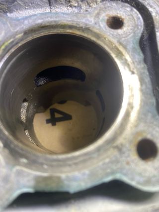 Cilindro culata y piston Scooter Derbi agua
