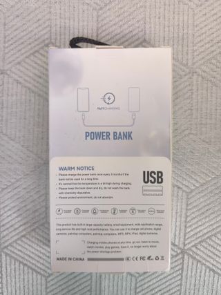 Power Bank/Batería externa portátil, carga solar