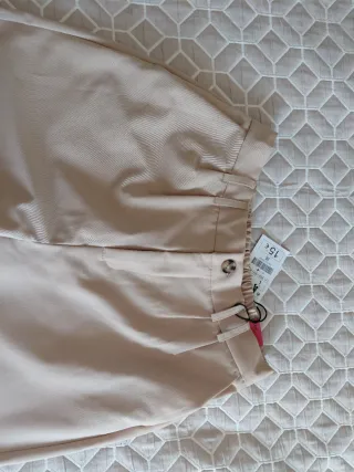 Pantalón pinza beige Lefties talla L