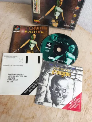 Tomb Raider Ps1 Play Station caja doble