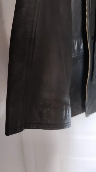 Chaqueta de cuero negra JEREM Talla XL