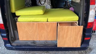 Mueble Cama 3 Cajones Cocina Camper