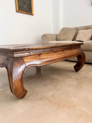 Mesa de centro de madera maciza preciosa