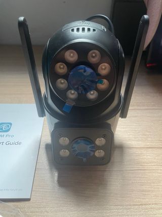 Cámara Vigilancia WiFi Exterior 2K Doble Lente