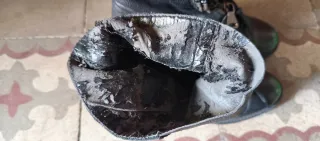 Regalo botines piel Zara negros