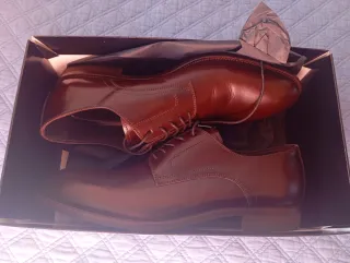 Zapatos Luis Gonzalo Piel Marrón Talla 43