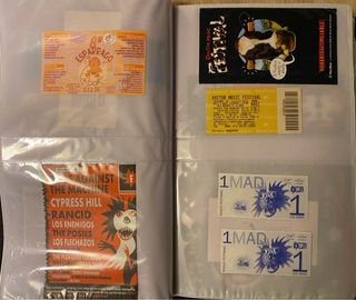 Colección + 30 Entradas de Festivales Rock/Elect