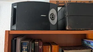 Amplificador Pioneer A-10 Negro y altavoces