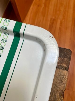 Bandeja Vintage Metal Verde